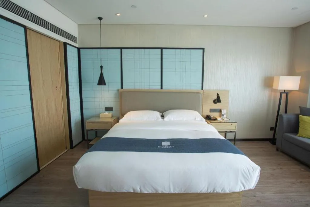 Bed in Echarm Hotel Changde Chaoyang D5 District