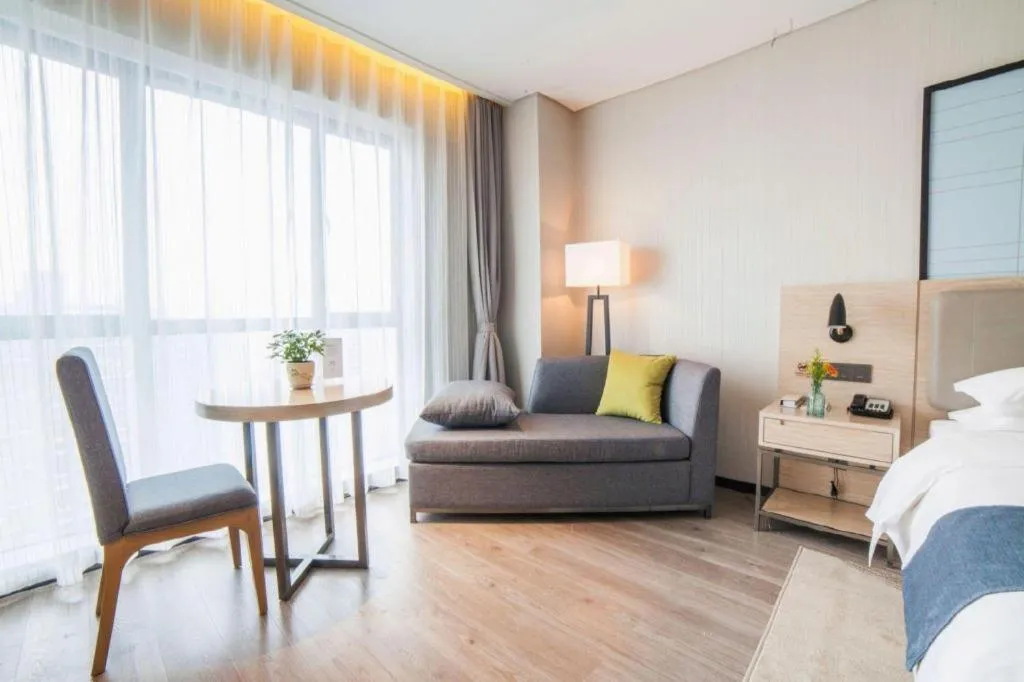 Bed in Echarm Hotel Changde Chaoyang D5 District