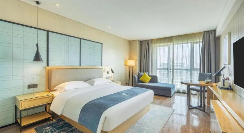 Bed in Echarm Hotel Changde Chaoyang D5 District