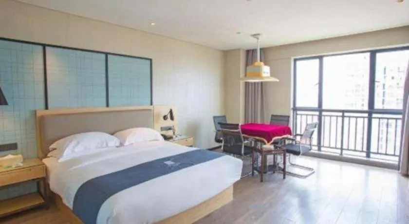 Bed in Echarm Hotel Changde Chaoyang D5 District