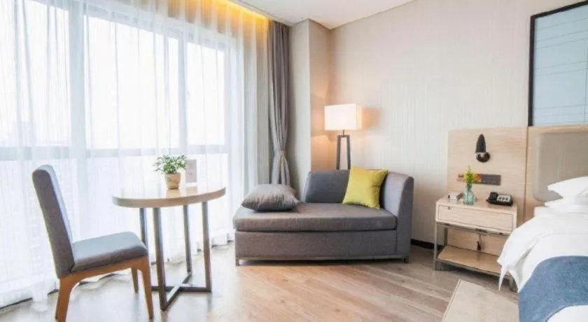 Bed in Echarm Hotel Changde Chaoyang D5 District