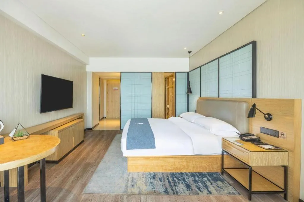 Bed in Echarm Hotel Changde Chaoyang D5 District