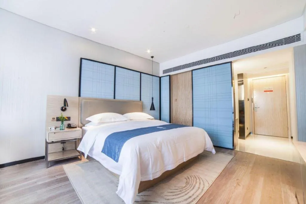 Bed in Echarm Hotel Changde Chaoyang D5 District