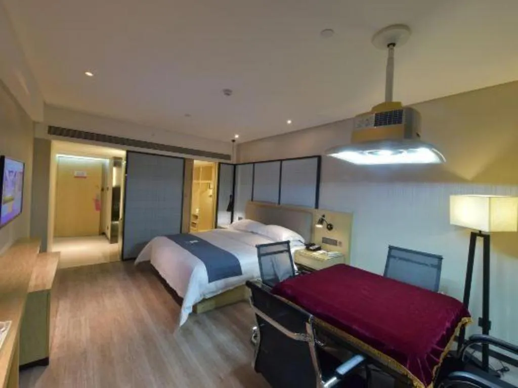 Bed in Echarm Hotel Changde Chaoyang D5 District