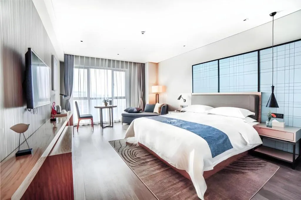 Bed in Echarm Hotel Changde Chaoyang D5 District