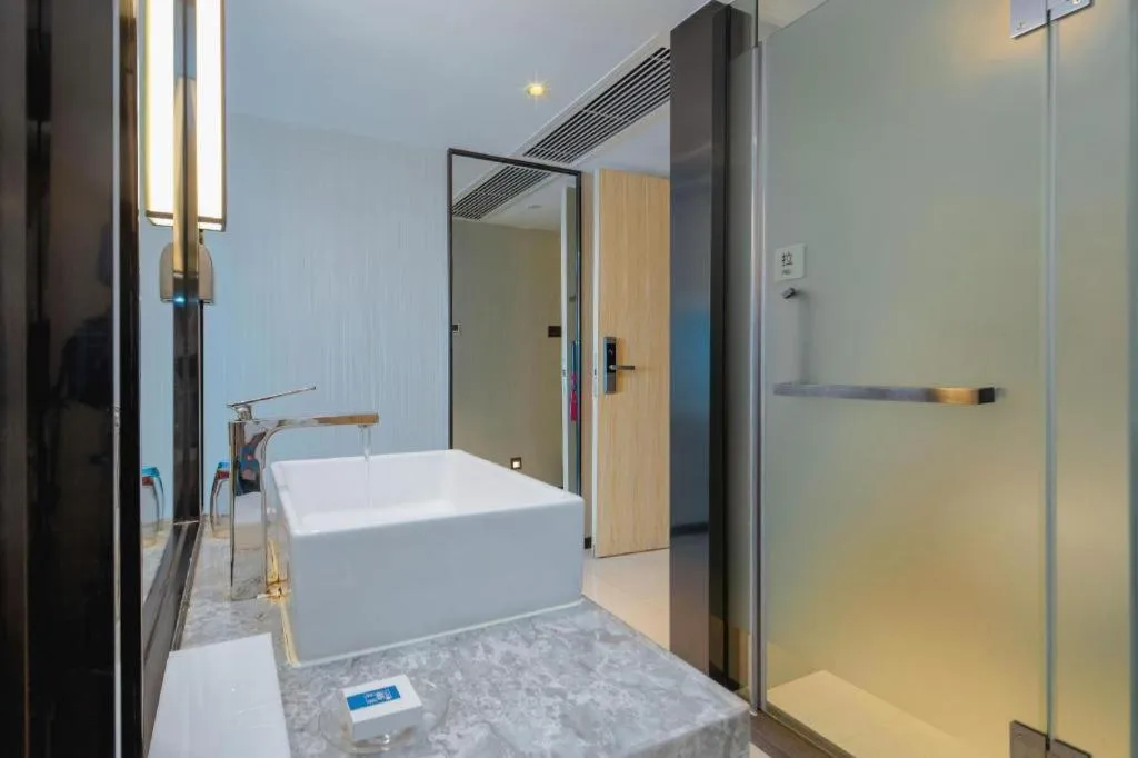 Bed in Echarm Hotel Changde Chaoyang D5 District