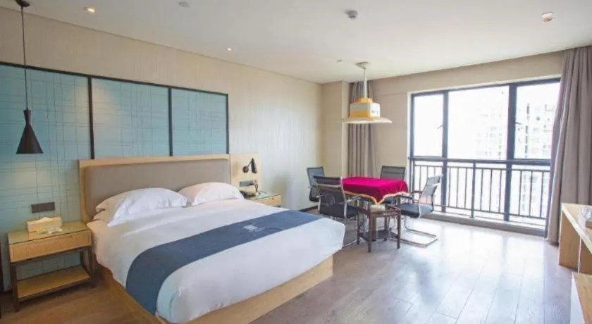 Bed in Echarm Hotel Changde Chaoyang D5 District