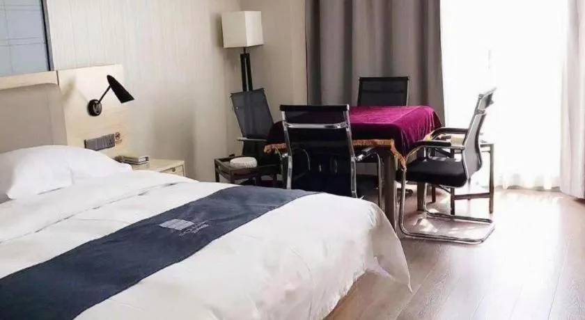 Bed in Echarm Hotel Changde Chaoyang D5 District