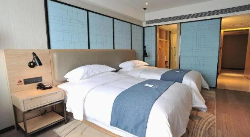 Bed in Echarm Hotel Changde Chaoyang D5 District
