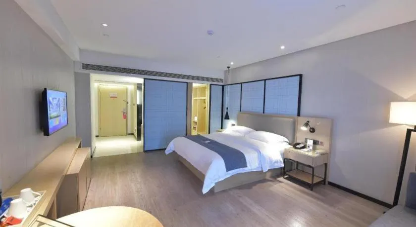Bed in Echarm Hotel Changde Chaoyang D5 District