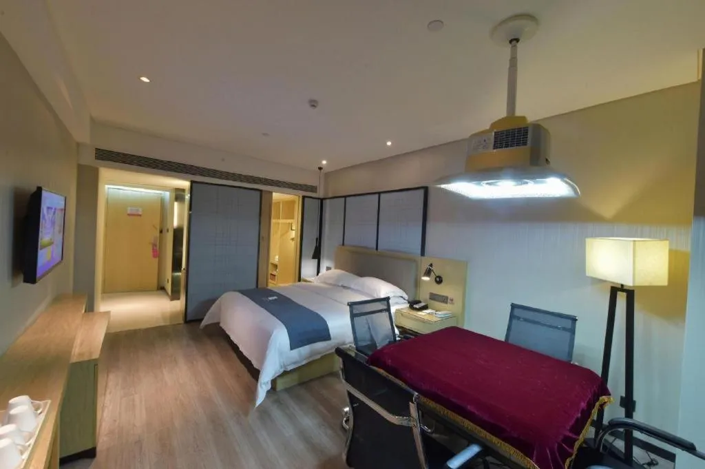 Bed in Echarm Hotel Changde Chaoyang D5 District