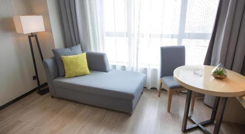 Bed in Echarm Hotel Changde Chaoyang D5 District