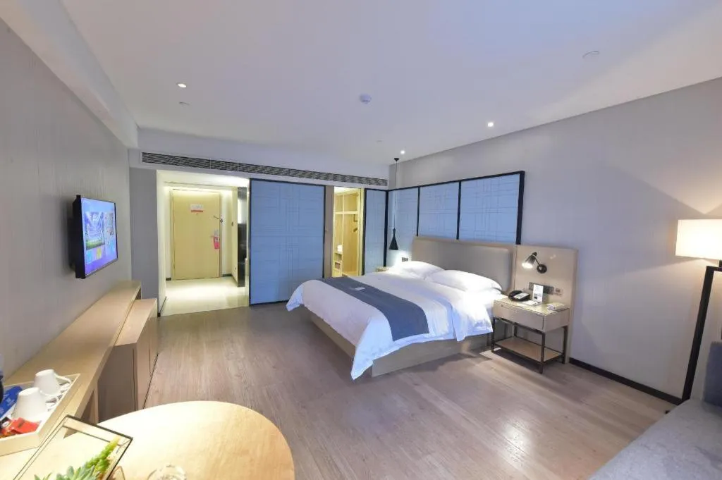 Bed in Echarm Hotel Changde Chaoyang D5 District