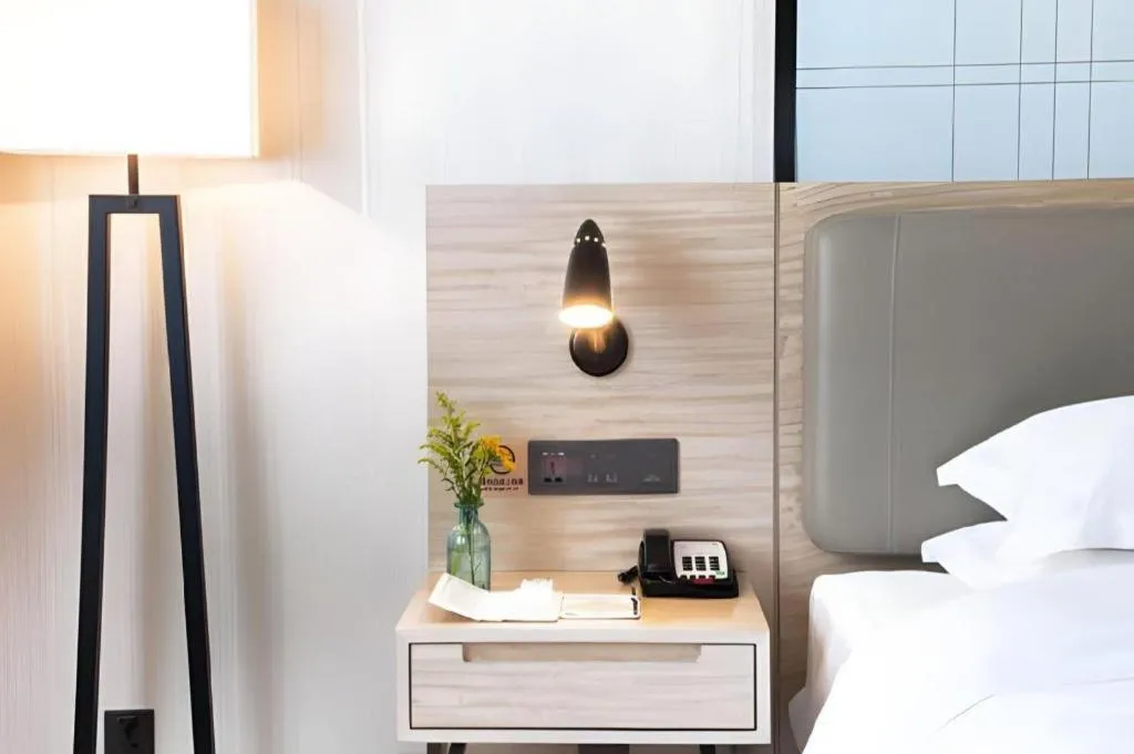 Bed in Echarm Hotel Changde Chaoyang D5 District