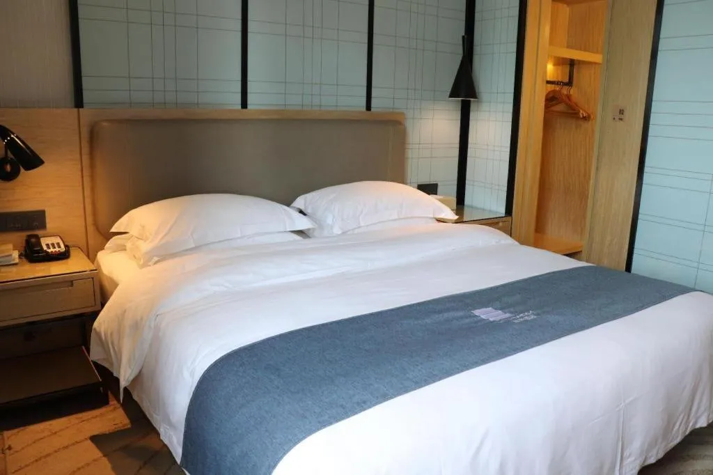 Bed in Echarm Hotel Changde Chaoyang D5 District