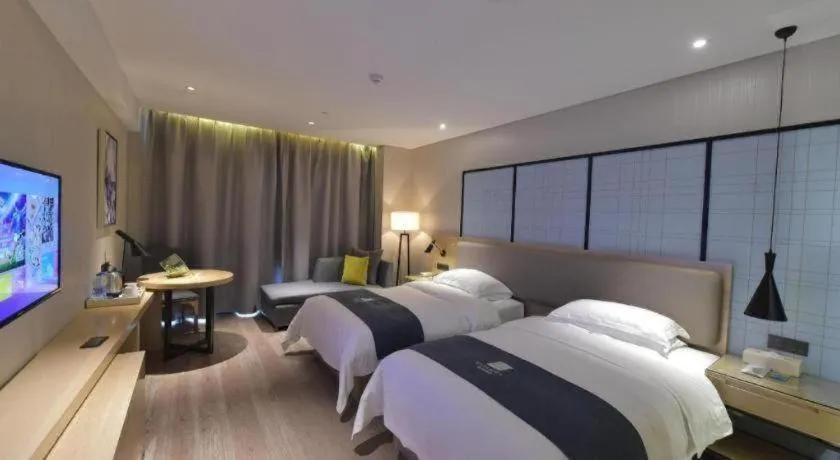 Bed in Echarm Hotel Changde Chaoyang D5 District