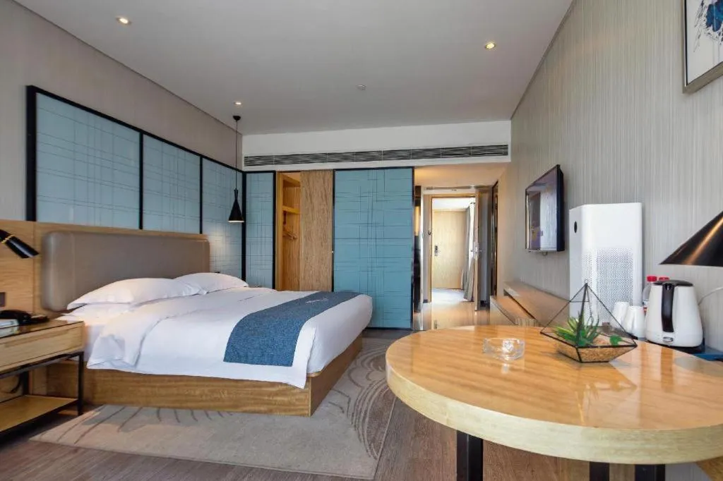 Bed in Echarm Hotel Changde Chaoyang D5 District