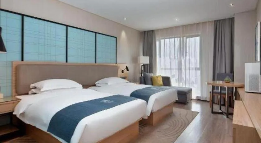 Bed in Echarm Hotel Changde Chaoyang D5 District