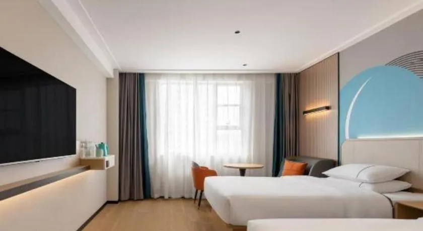 Bed in City Comfort Inn Wuhan Children's Hospital Xianggang Road Metro Station