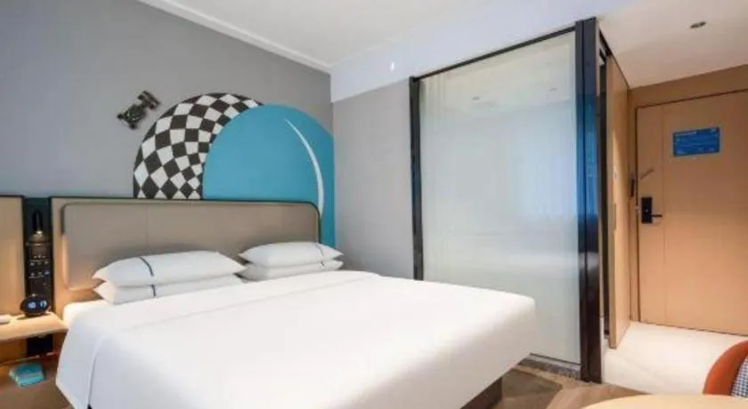 Bed in City Comfort Inn Wuhan Children's Hospital Xianggang Road Metro Station