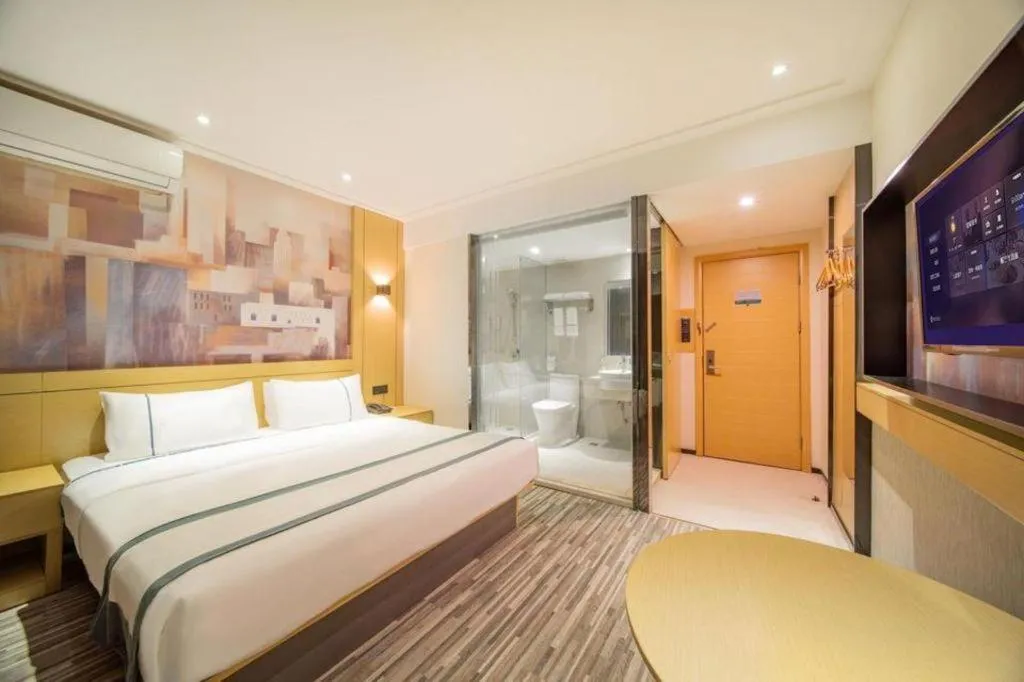 Bed in City Comfort Inn Wuhan Children's Hospital Xianggang Road Metro Station