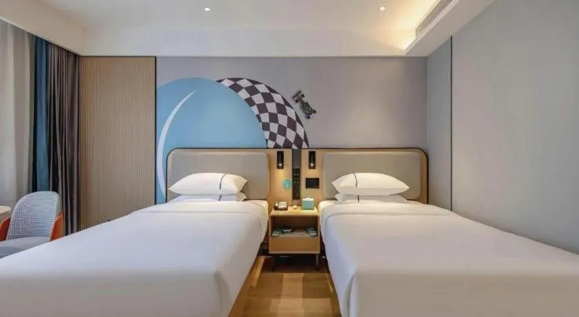 Bed in City Comfort Inn Wuhan Children's Hospital Xianggang Road Metro Station