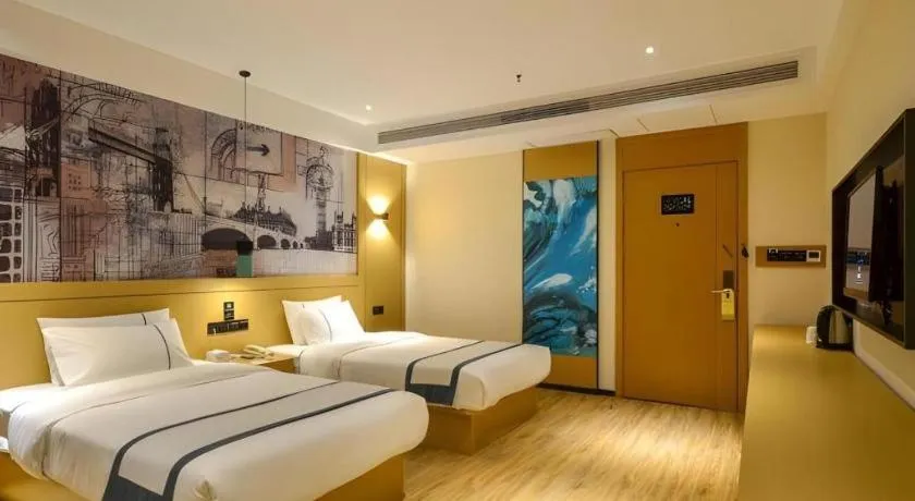 Bed in City Comfort Inn Jingzhou Beijing Middle Road Renxinhui