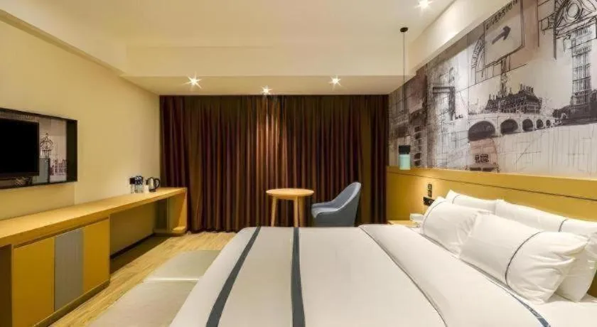 Bed in City Comfort Inn Jingzhou Beijing Middle Road Renxinhui