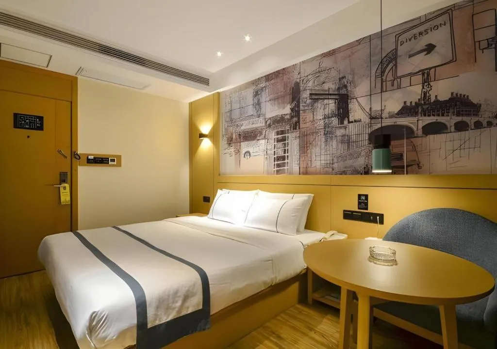 Bed in City Comfort Inn Jingzhou Beijing Middle Road Renxinhui