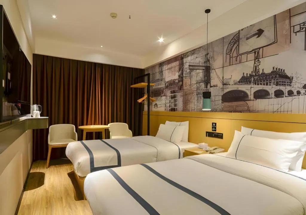 Bed in City Comfort Inn Jingzhou Beijing Middle Road Renxinhui