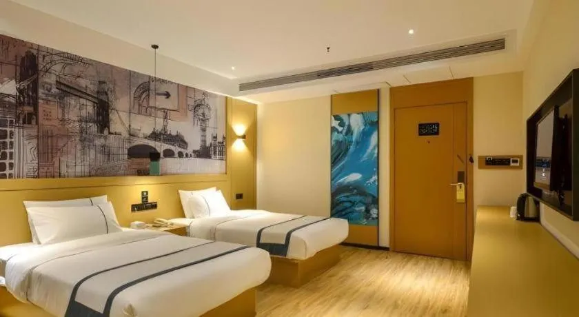 Bed in City Comfort Inn Jingzhou Beijing Middle Road Renxinhui