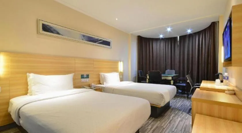 Bed in Jtour Inn Huanggang Hongan Lieshi Lingyuan