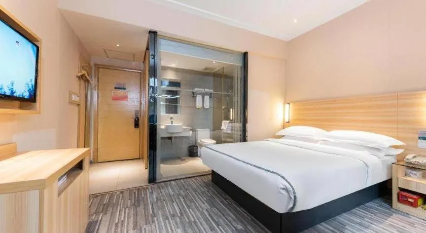 Bed in Jtour Inn Huanggang Hongan Lieshi Lingyuan