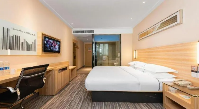 Bed in Jtour Inn Huanggang Hongan Lieshi Lingyuan