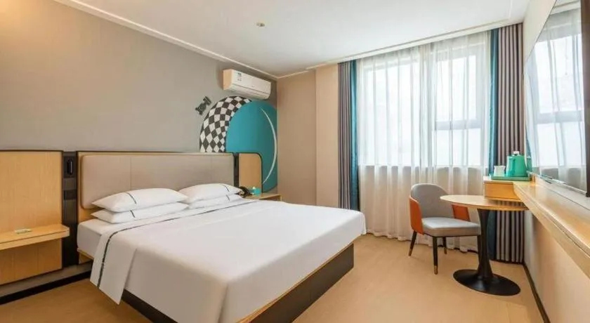 Bed in City Comfort Inn Wuhan Hangkong Road Tongji Hospital