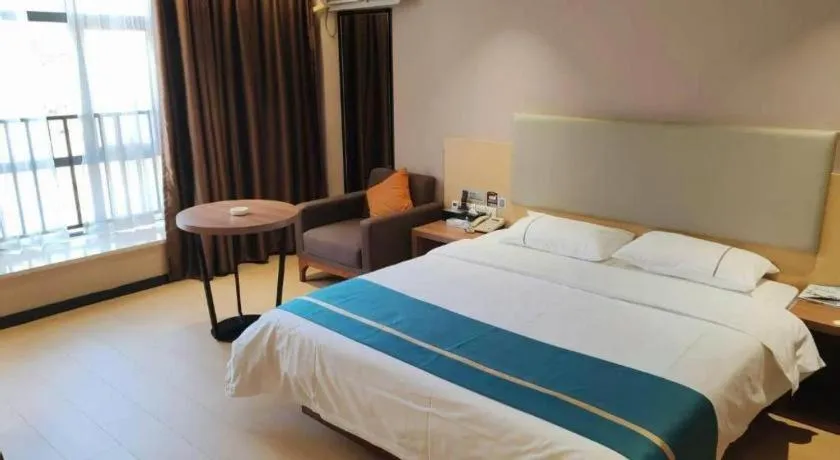 Bed in JTOUR Inn Maoming Gaozhou Guabangling Park