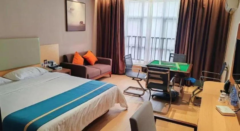 Bed in JTOUR Inn Maoming Gaozhou Guabangling Park