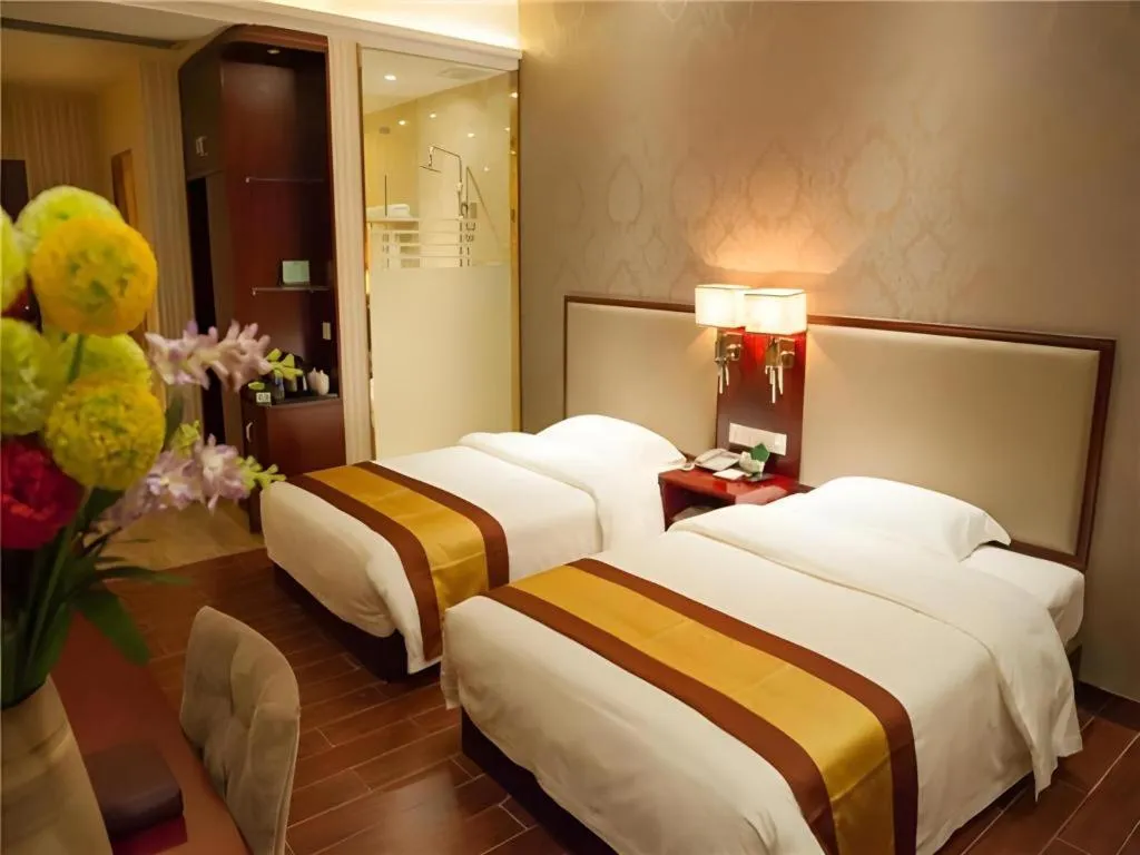 Bed in JTOUR Inn Maoming Gaozhou Guabangling Park