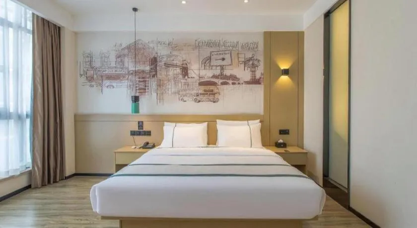 Bed in City Comfort Inn Shenzhen Exhibition Center North Huaqiang Metro Station