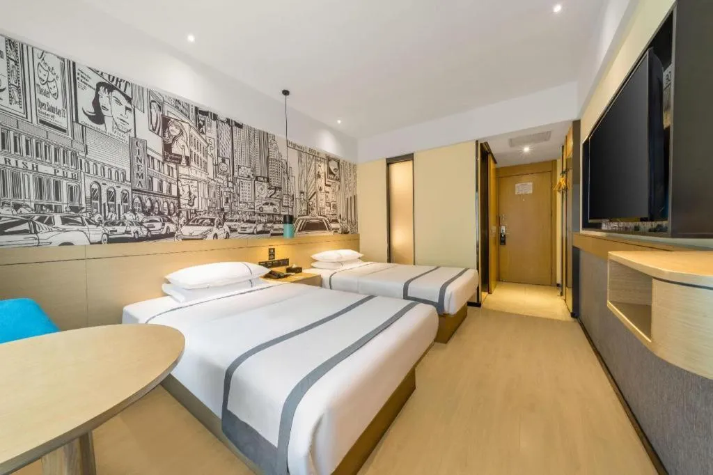 Bed in City Comfort Inn Shenzhen Exhibition Center North Huaqiang Metro Station