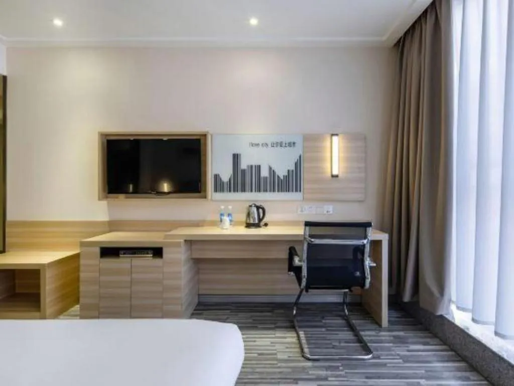 Bed in JTOUR Inn Yizhou Hechi College Pedestrian Street