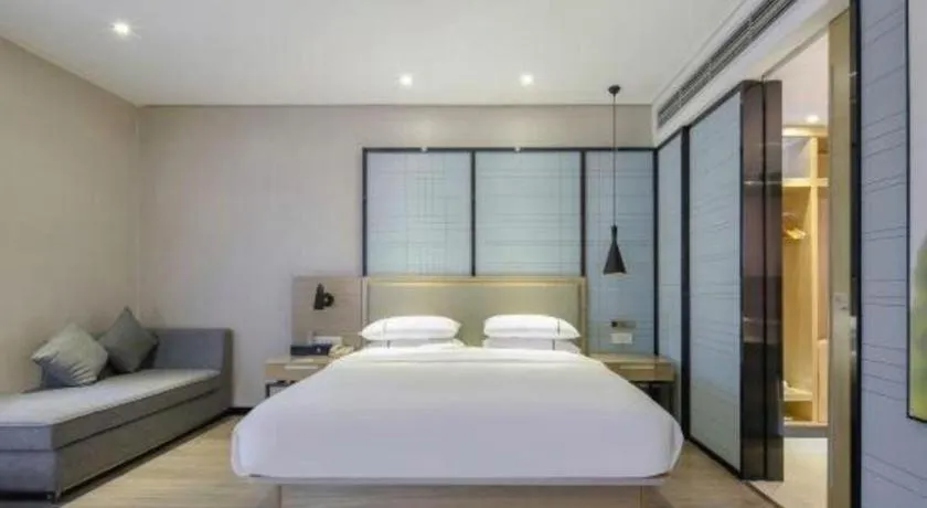 Bed in JTOUR Inn Yizhou Hechi College Pedestrian Street