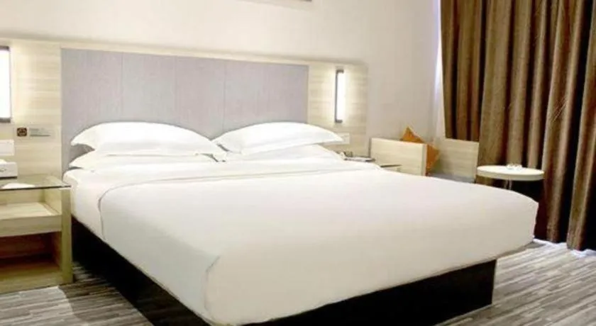 Bed in JTOUR Inn Yizhou Hechi College Pedestrian Street