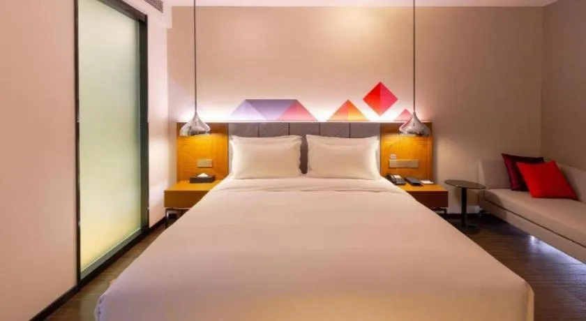 Bed in Borrman Hotel Zhanjiang Xuwen Port Terminal