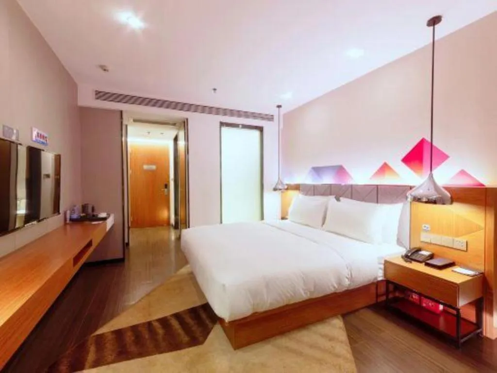 Bed in Borrman Hotel Zhanjiang Xuwen Port Terminal