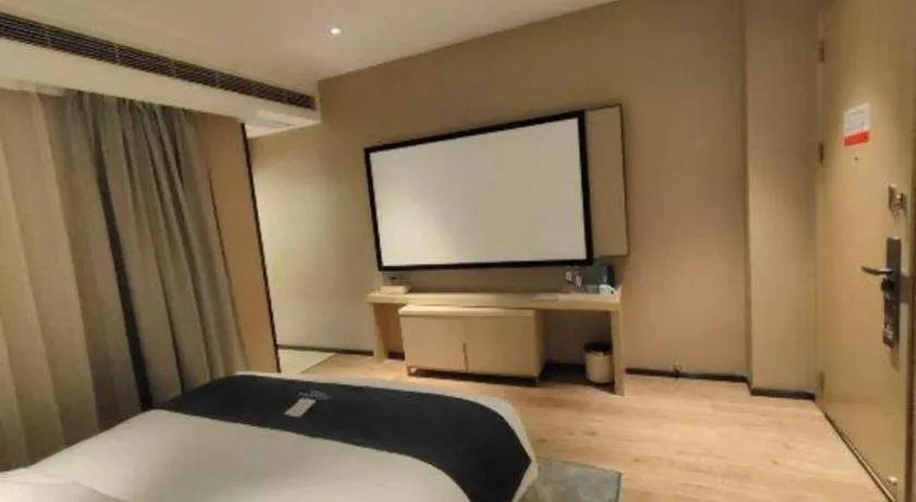 Bed in Echarm Hotel Liuzhou High-speed Railway Station