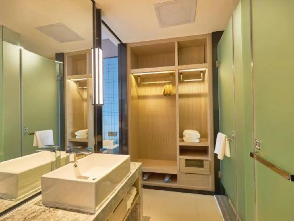 Bed in Echarm Hotel Liuzhou High-speed Railway Station