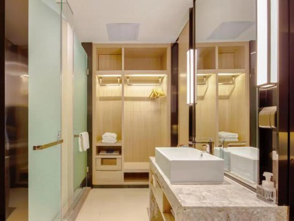 Bed in Echarm Hotel Liuzhou High-speed Railway Station