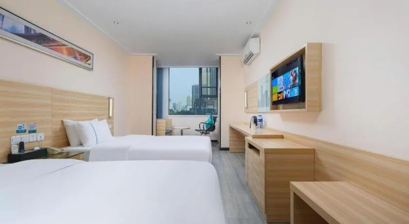 Bed in City Comfort Inn Wuhan Zhongnan Road Fujiaopo