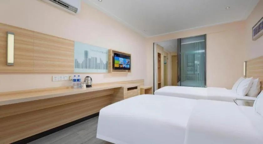 Bed in City Comfort Inn Wuhan Zhongnan Road Fujiaopo